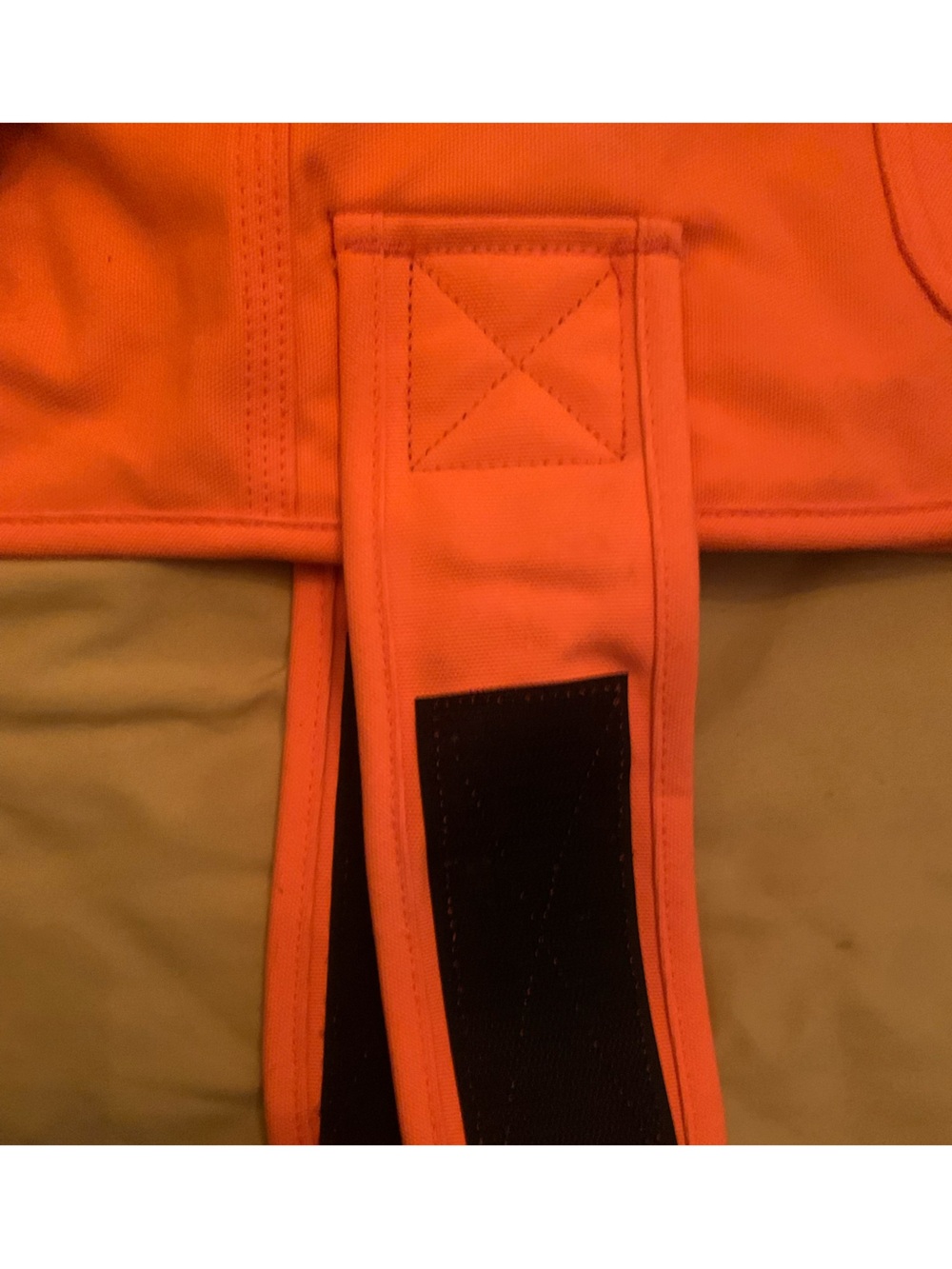 Carhartt Orange Dog Coat with Black Trim - Picture 4 of 5